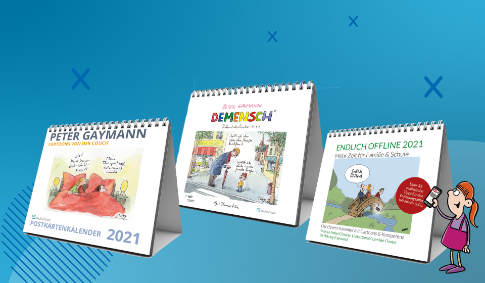 Cartoon-Kalender 2021 für den Schreibtisch